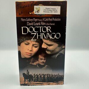 Doctor Zhivago VHS 1965 MGM David Lean Epic Drama Omar Sharif Julie Christie